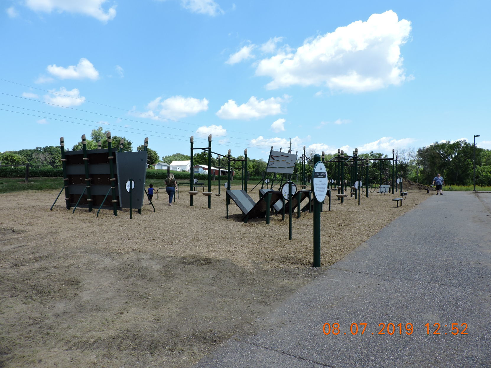 "Ninja" equipment at Sunderbruch Park